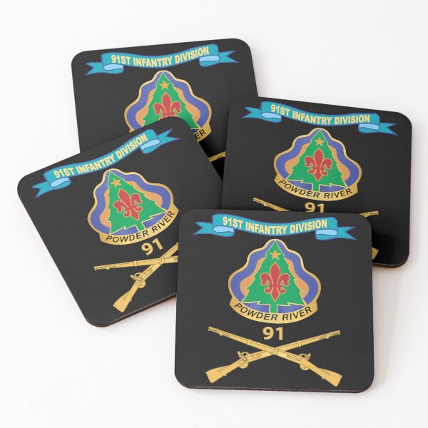 Item preview, Army - 91st Infantry Division w Br - DUI - Ribbon X 300 designed and sold by Military Insignia Products.