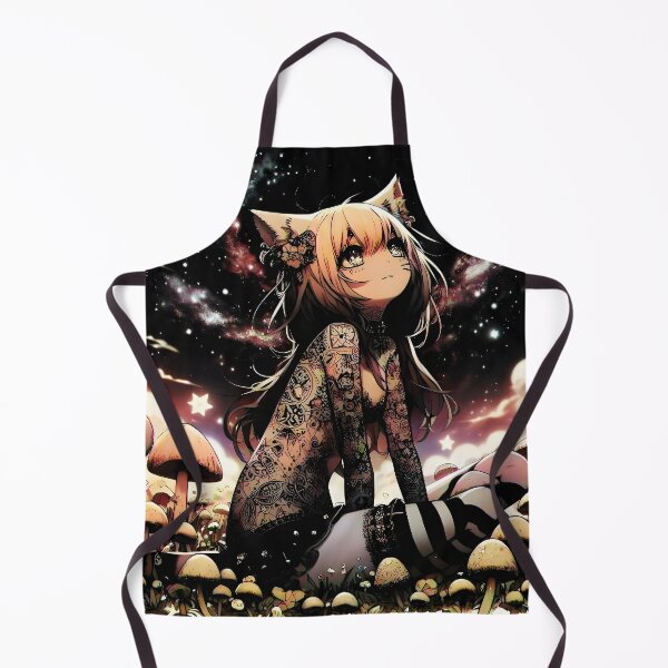 Item preview, nekogirl in shroom field designed and sold by ghostevisions.