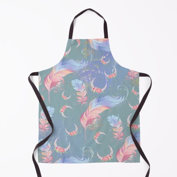 Item preview, Moon and feather of magical blue designed and sold by andrasdesignssss.