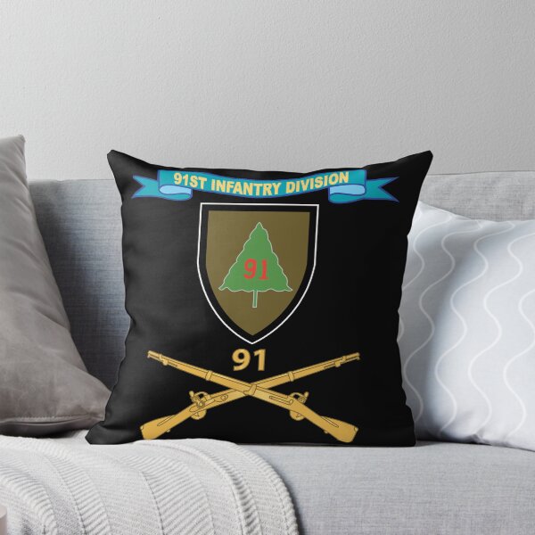 Item preview, Army - 91st Infantry Division w Br - SSI - Ribbon X 300 designed and sold by Military Insignia Products.