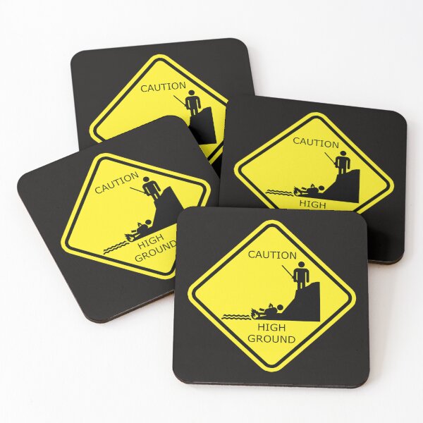 Item preview,  Caution High Ground  designed and sold by MarcieKDarienzo.