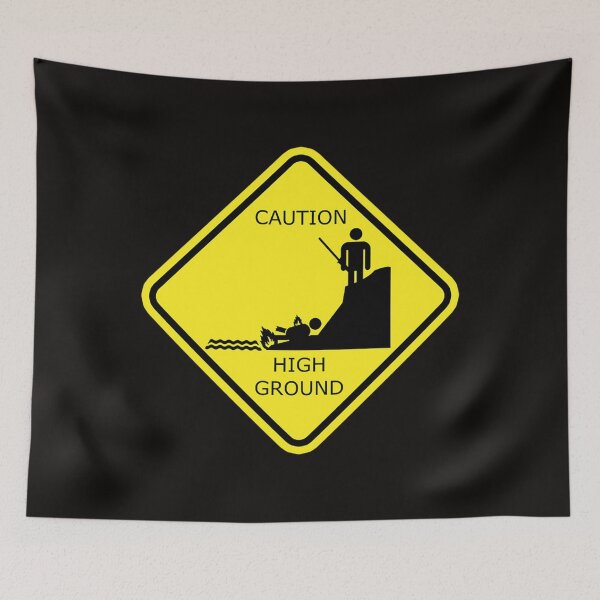 Item preview,  Caution High Ground  designed and sold by MarcieKDarienzo.