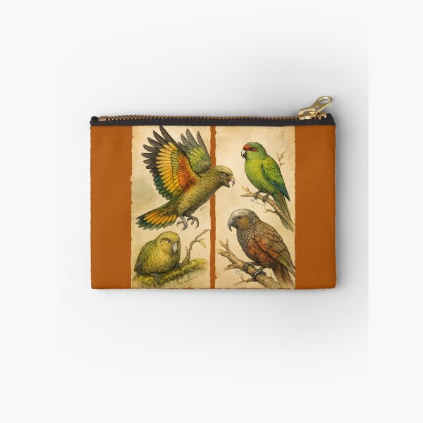 Item preview, Aotearoa Parrots Quartet – Kea, Kakariki, Kakapo & Kaka designed and sold by MvuuStudio.