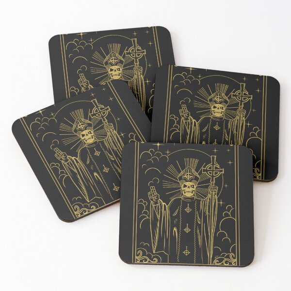 Item preview, The Hierophant Ghost Tarot Card designed and sold by GabrielCouturie.