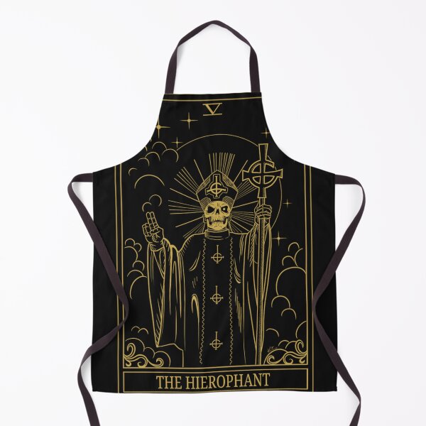 Item preview, The Hierophant Ghost Tarot Card designed and sold by GabrielCouturie.