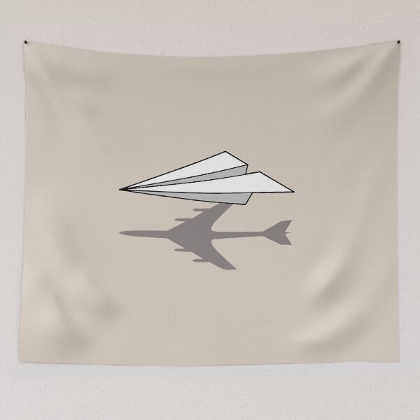 Item preview, Paper Airplane Shadow designed and sold by mctavares60.