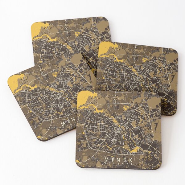 Item preview, Minsk City Map of Belarus - Pastel designed and sold by deMAP.