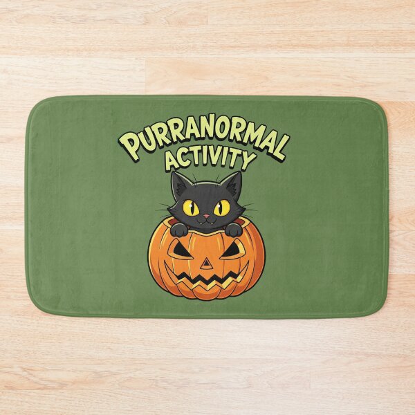 Item preview, Purranormal Activity - Black Cat in a Halloween Pumpkin designed and sold by Artinkcreative.