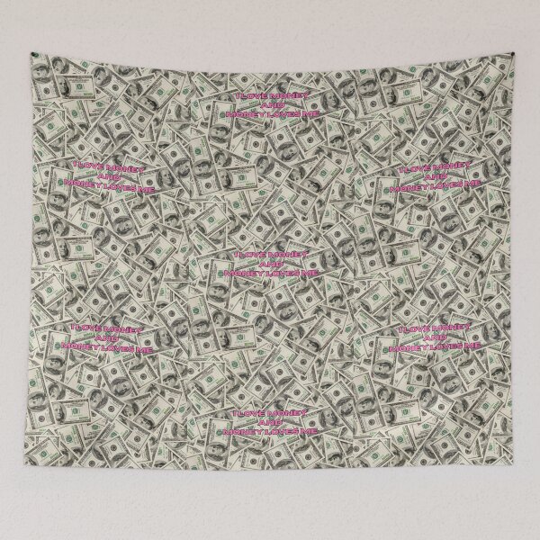 Item preview, I Love Money And Money Loves Me - Manifest Abundance Design designed and sold by HelloKittyGirll.