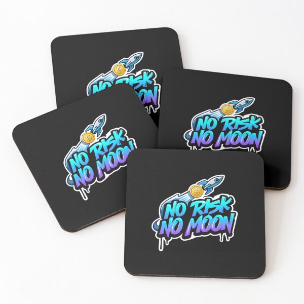Item preview, Bitcoin No Risk No Moon Graffiti Design designed and sold by RadDeck.