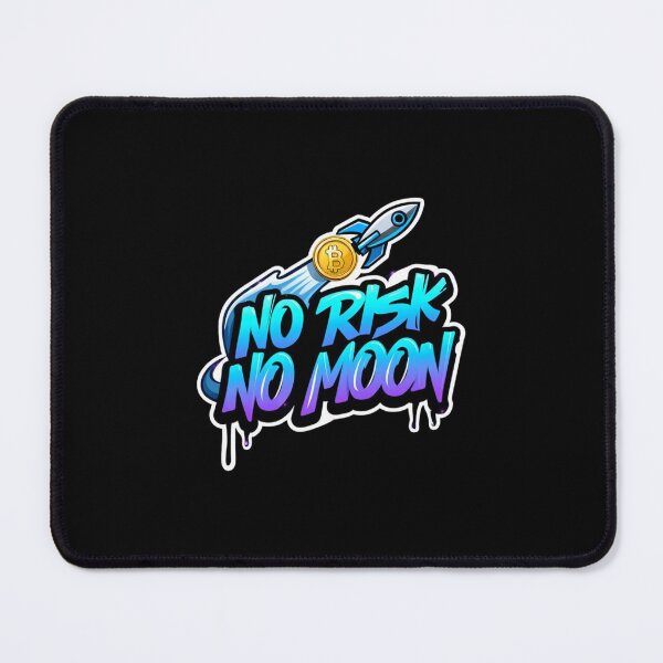 Item preview, Bitcoin No Risk No Moon Graffiti Design designed and sold by RadDeck.