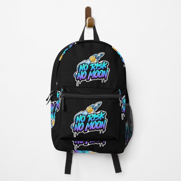 Item preview, Bitcoin No Risk No Moon Graffiti Design designed and sold by RadDeck.