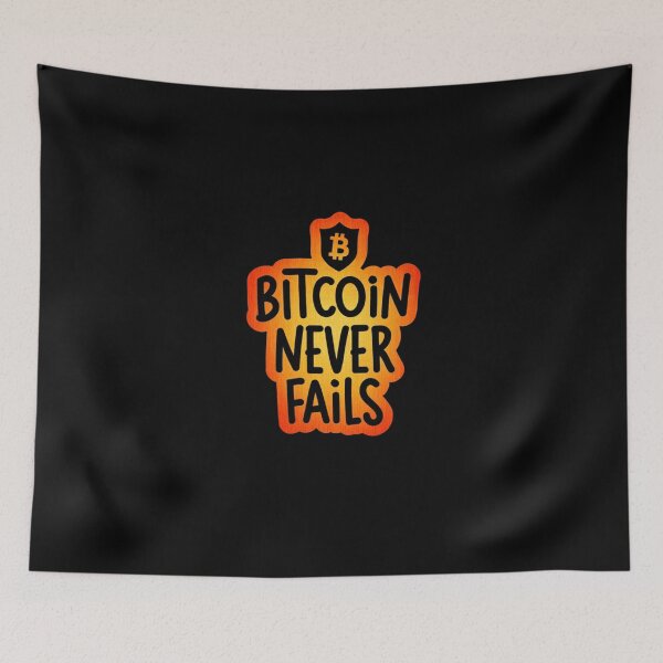 Item preview, Bitcoin nunca falla en el diseño de grafitis urbanos designed and sold by RadDeck.