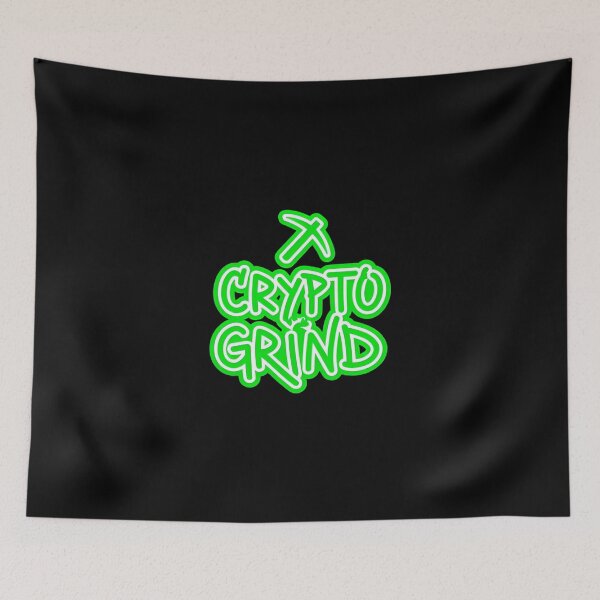 Item preview, Bitcoin Crypto Grind Graffiti Artwork designed and sold by RadDeck.
