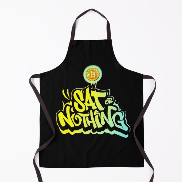 Item preview, Bitcoin Sat Or Nothing Graffiti Slogan designed and sold by RadDeck.