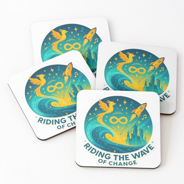Item preview, Riding the Wave of Change designed and sold by Exponential TOM.