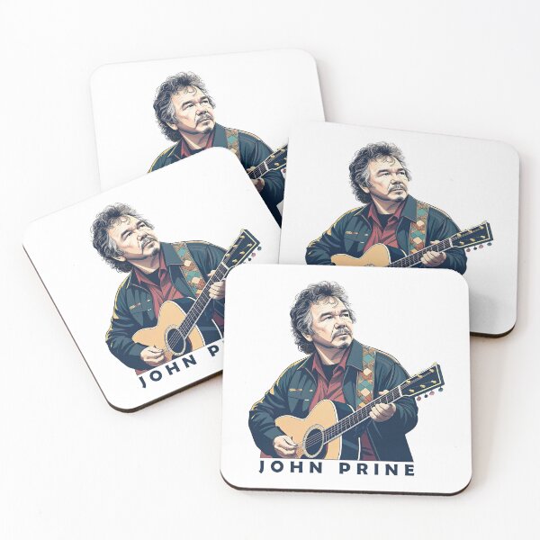 Item preview, John Prine in Spite of Ourselves, Vintage Retro Style designed and sold by graphic-genie.