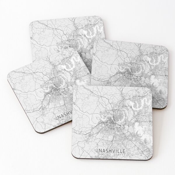 Item preview, Nashville City Map of Tennessee, USA - Light designed and sold by deMAP.