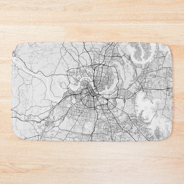 Item preview, Nashville City Map of Tennessee, USA - Light designed and sold by deMAP.