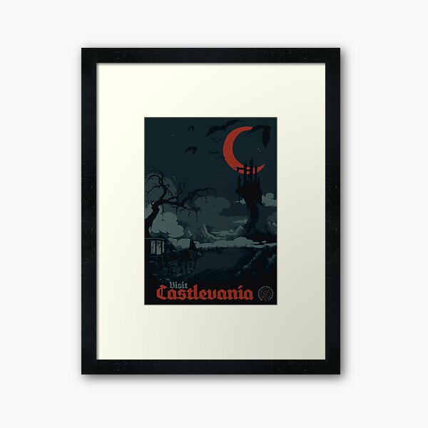 Visit Castlevania Framed Art Print