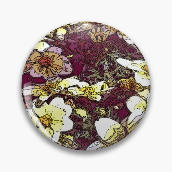 Item preview, flowerbed draw abstract floral art design designed and sold by SmashingDeals.
