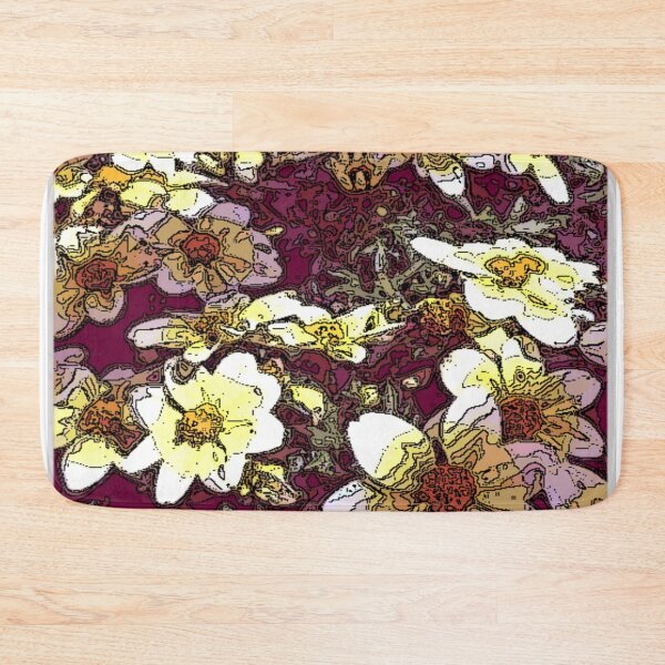 Item preview, flowerbed draw abstract floral art design designed and sold by SmashingDeals.