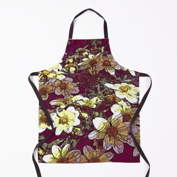 Item preview, flowerbed draw abstract floral art design designed and sold by SmashingDeals.