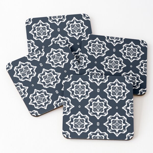 Item preview, Snowflake mandala ikat seamless pattern design  designed and sold by Fadalazznaz.