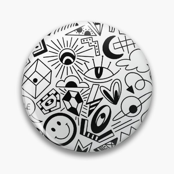 Item preview, Miscellaneous Doodles Shapes Pattern designed and sold by Farissa Designs.
