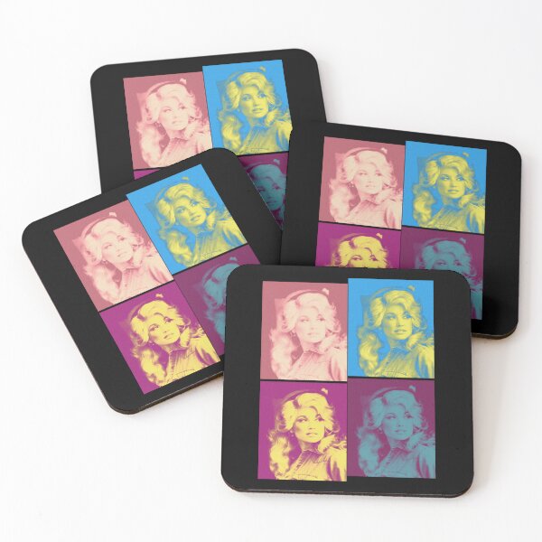 Item preview, Dolly Parton Four Colors Retro 80S  designed and sold by KulumiAtelier.