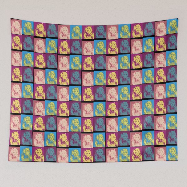 Item preview, Dolly Parton Four Colors Retro 80S  designed and sold by KulumiAtelier.