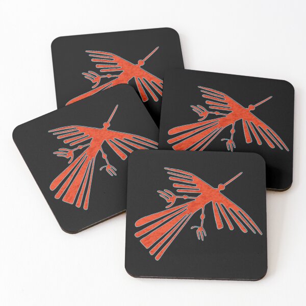 Item preview, Nazca lines Condor bird in orange designed and sold by DaveDanchuk.