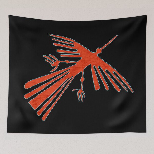 Item preview, Nazca lines Condor bird in orange designed and sold by DaveDanchuk.