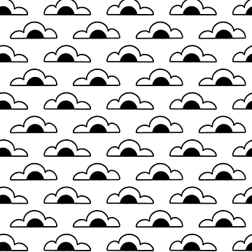 Artwork thumbnail, Abstract Cloud Formation Pattern by Farissa Designs