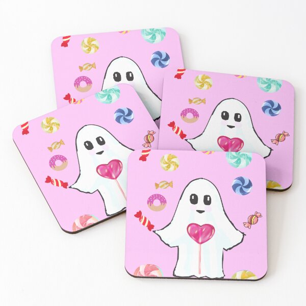Item preview, Ghost with Candy  Fun Halloween Design designed and sold by Glow&Vibe.