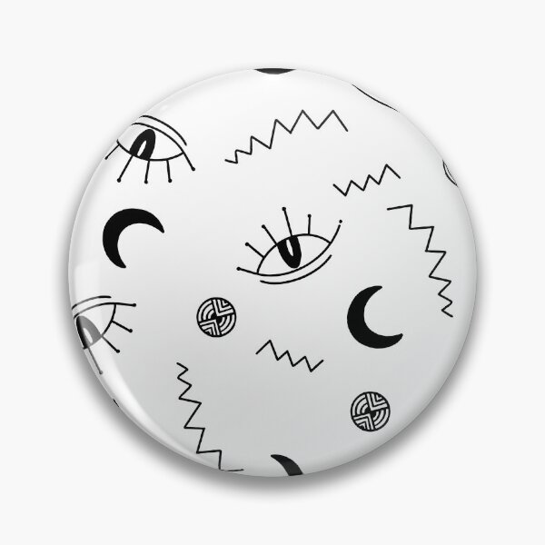 Item preview, Spiritual Cosmic Symbols Pattern designed and sold by Farissa Designs.