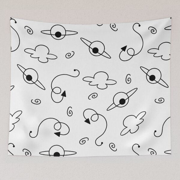 Item preview, Abstract Planetarium and Symbols Pattern designed and sold by Farissa Designs.