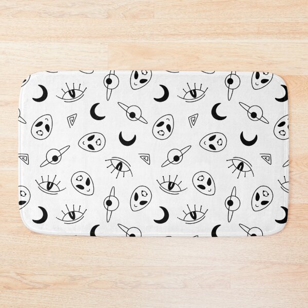 Item preview, Cosmic Space Alien Face Pattern designed and sold by Farissa Designs.