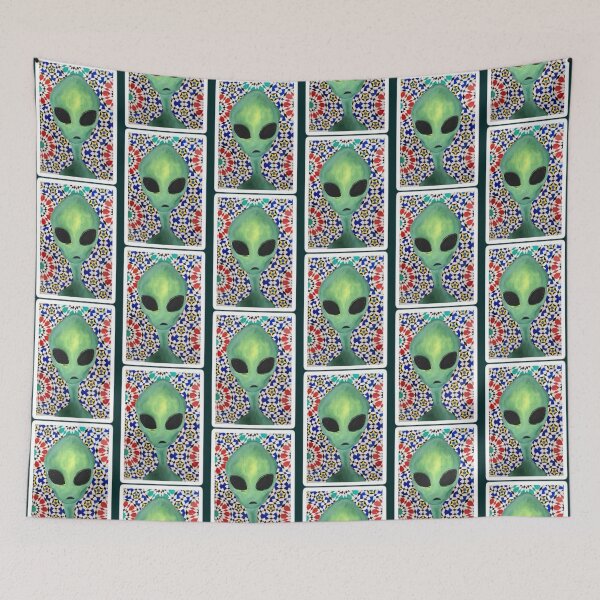 Item preview, Alien Resident Graphic Perfect Xmas Gift Fan  designed and sold by Dantintom.