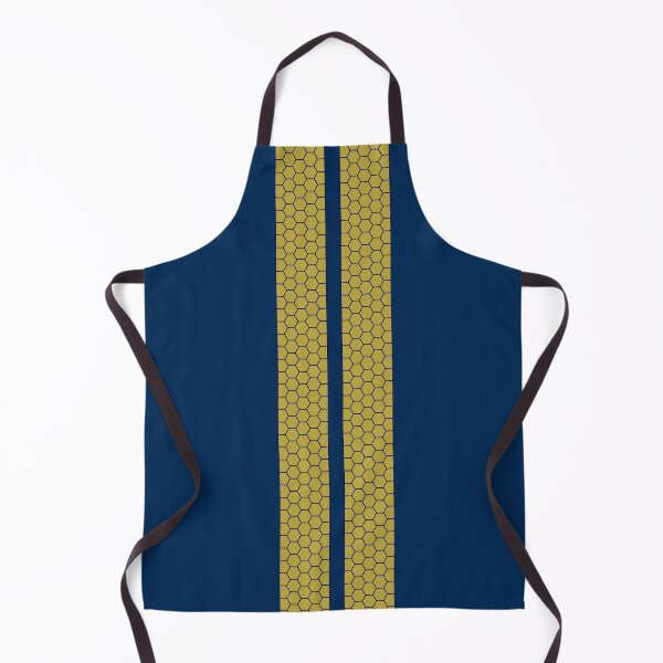 Item preview, Dual Racing Stripes, Honeycomb Pattern ("Gold" non-metallic On Coker Blue) designed and sold by Racing Stripes Only.