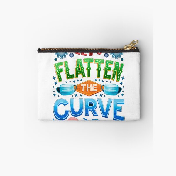 Item preview, "Let's Flatten the Curve" - Public Health Awareness Design designed and sold by George's Creative Works.