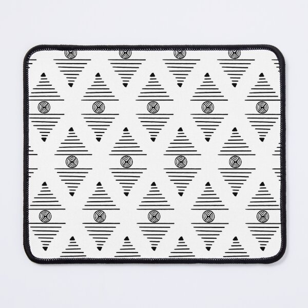 Aperçu de l'œuvre Motif abstrait de formes triangulaires aztèques créée et vendue par Farissa Designs.