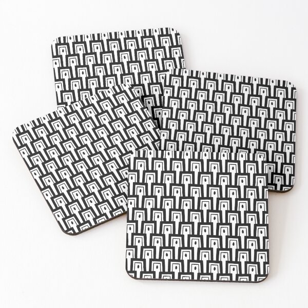 Item preview, Geometric Overlapping Shapes Pattern designed and sold by Farissa Designs.