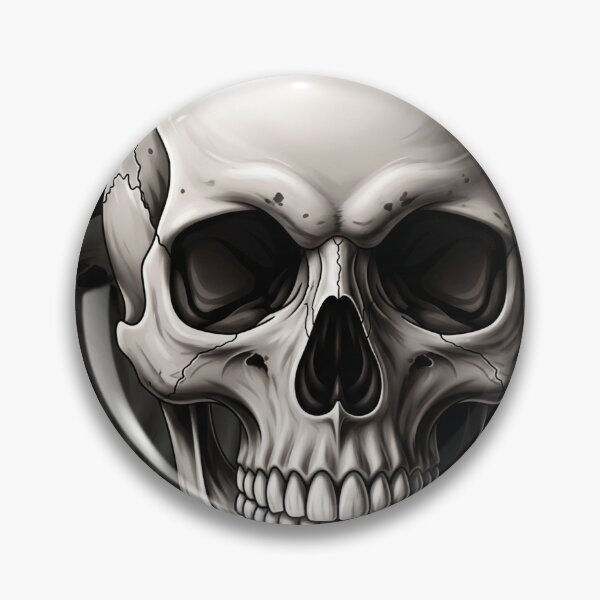 Item preview, Dark Skull Illustration   (opzione alternativa: Gothic Skull Art) designed and sold by vincentfz1.