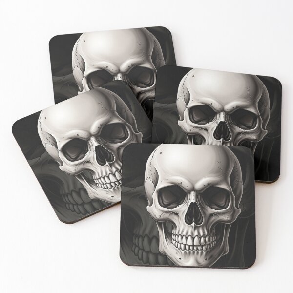 Item preview, Dark Skull Illustration   (opzione alternativa: Gothic Skull Art) designed and sold by vincentfz1.