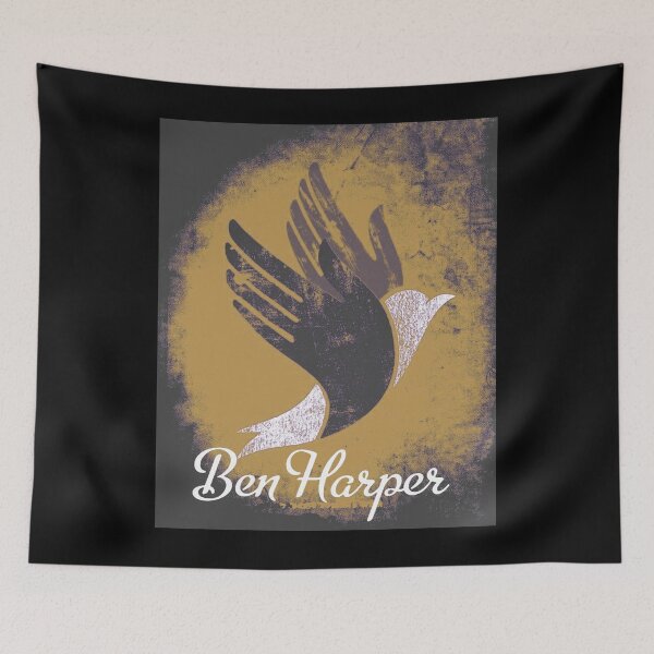 Item preview, Ben Harper - Dove vintage music poster graphic, grunge style effect. Amazing aut designed and sold by r7zkmartha.