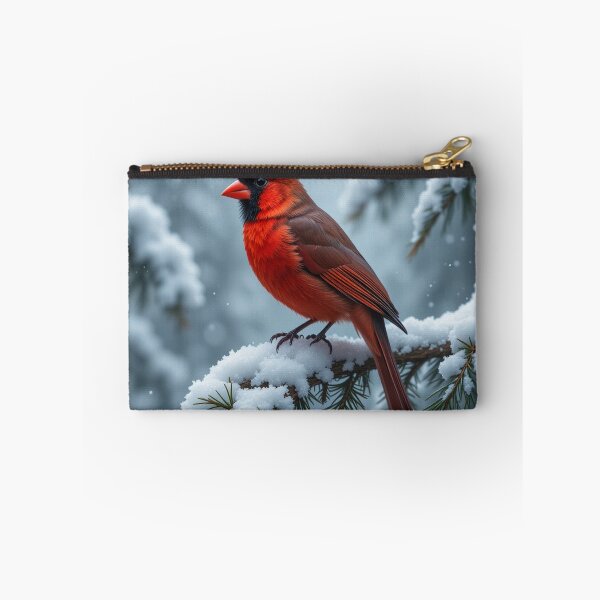 Item preview, Cardinal Perched on Snowy Branch designed and sold by InezPhotography.