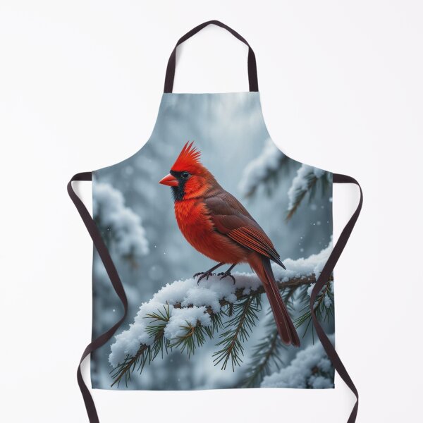 Item preview, Cardinal Perched on Snowy Branch designed and sold by InezPhotography.