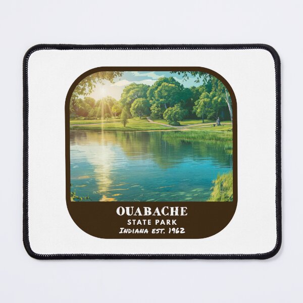 Item preview, Vintage Ouabache State Park (Indiana State Park) designed and sold by RabbitK.