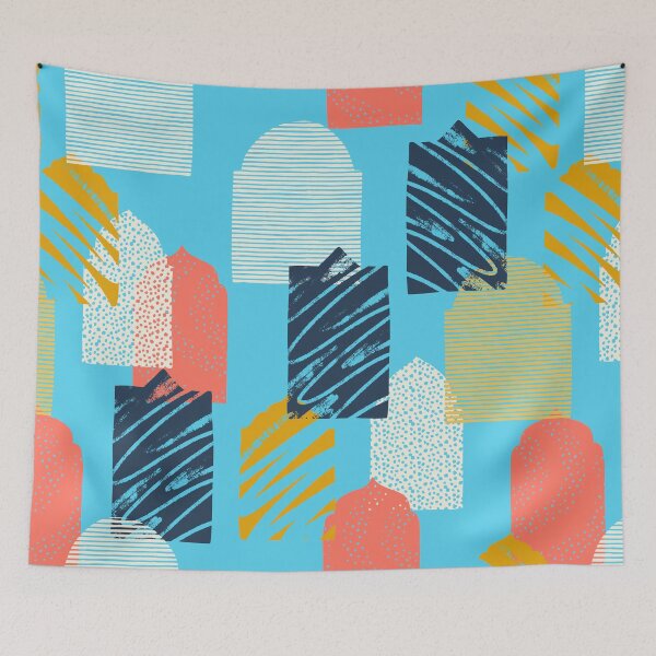 Item preview, Textured Arabic Arches Pattern designed and sold by Farissa Designs.
